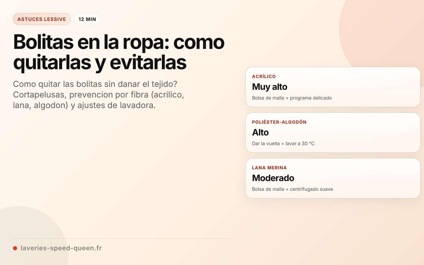 Bolitas en la ropa: como quitarlas y evitarlas