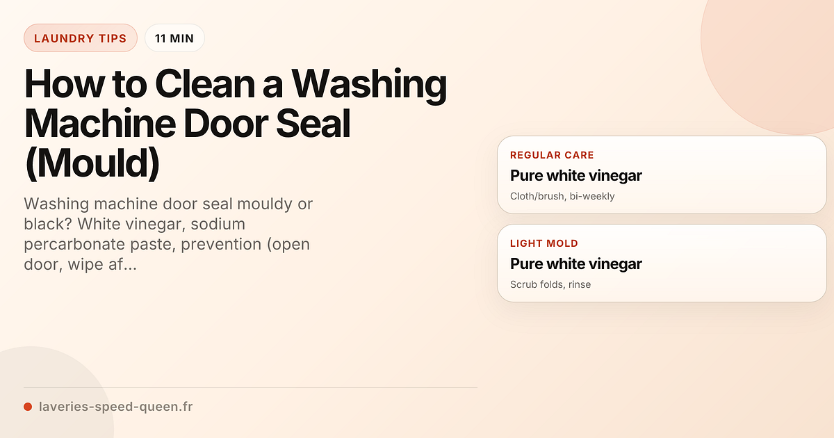 washing machine maintenance routine dry door seal after use open door between cycles
