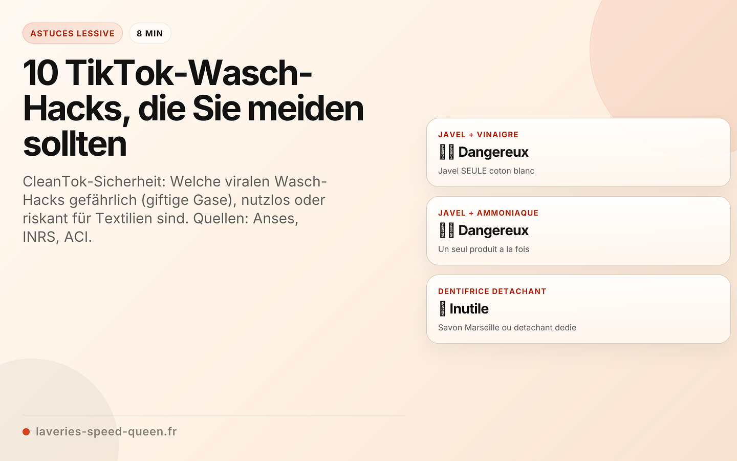 10 TikTok-Wasch-Hacks, die Sie meiden sollten