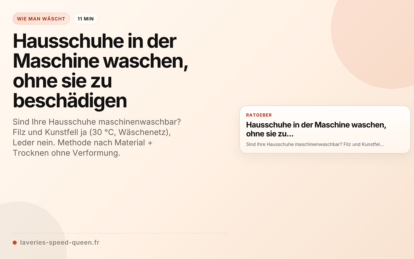 Hausschuhe in der Maschine waschen, ohne sie zu beschädigen