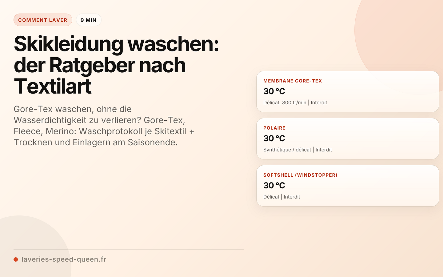 Skikleidung waschen: der Ratgeber nach Textilart