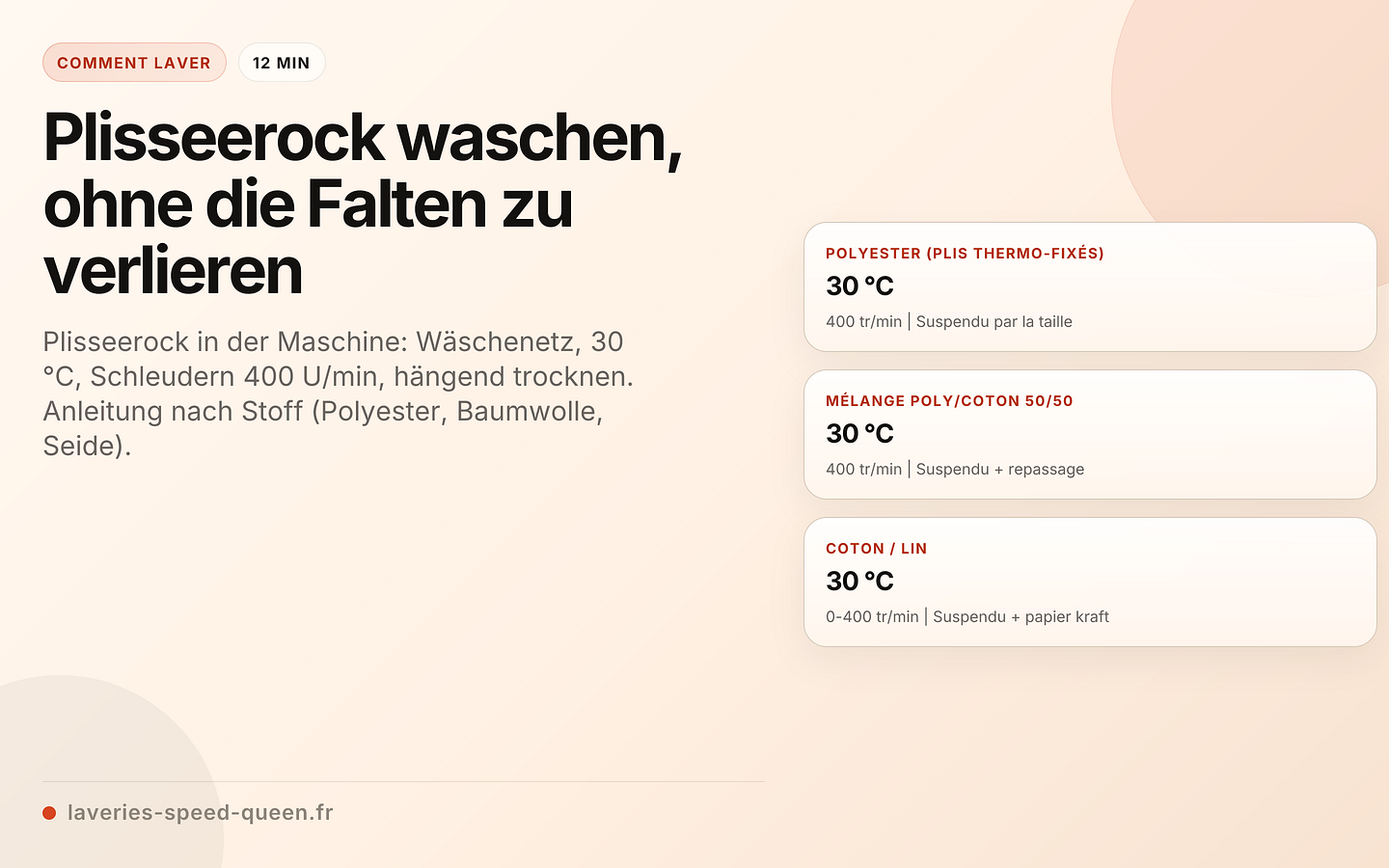 Plisseerock waschen, ohne die Falten zu verlieren