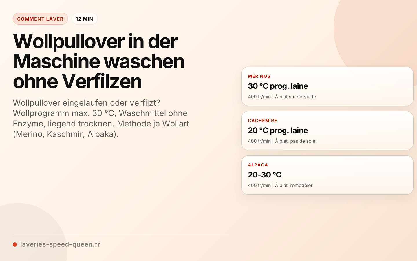Wollpullover in der Maschine waschen ohne Verfilzen