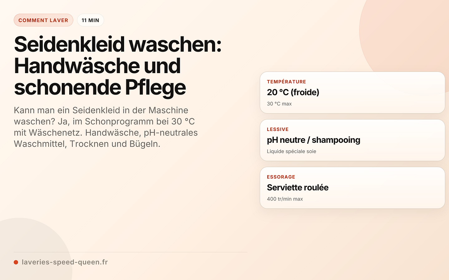 Seidenkleid waschen: Handwäsche und schonende Pflege