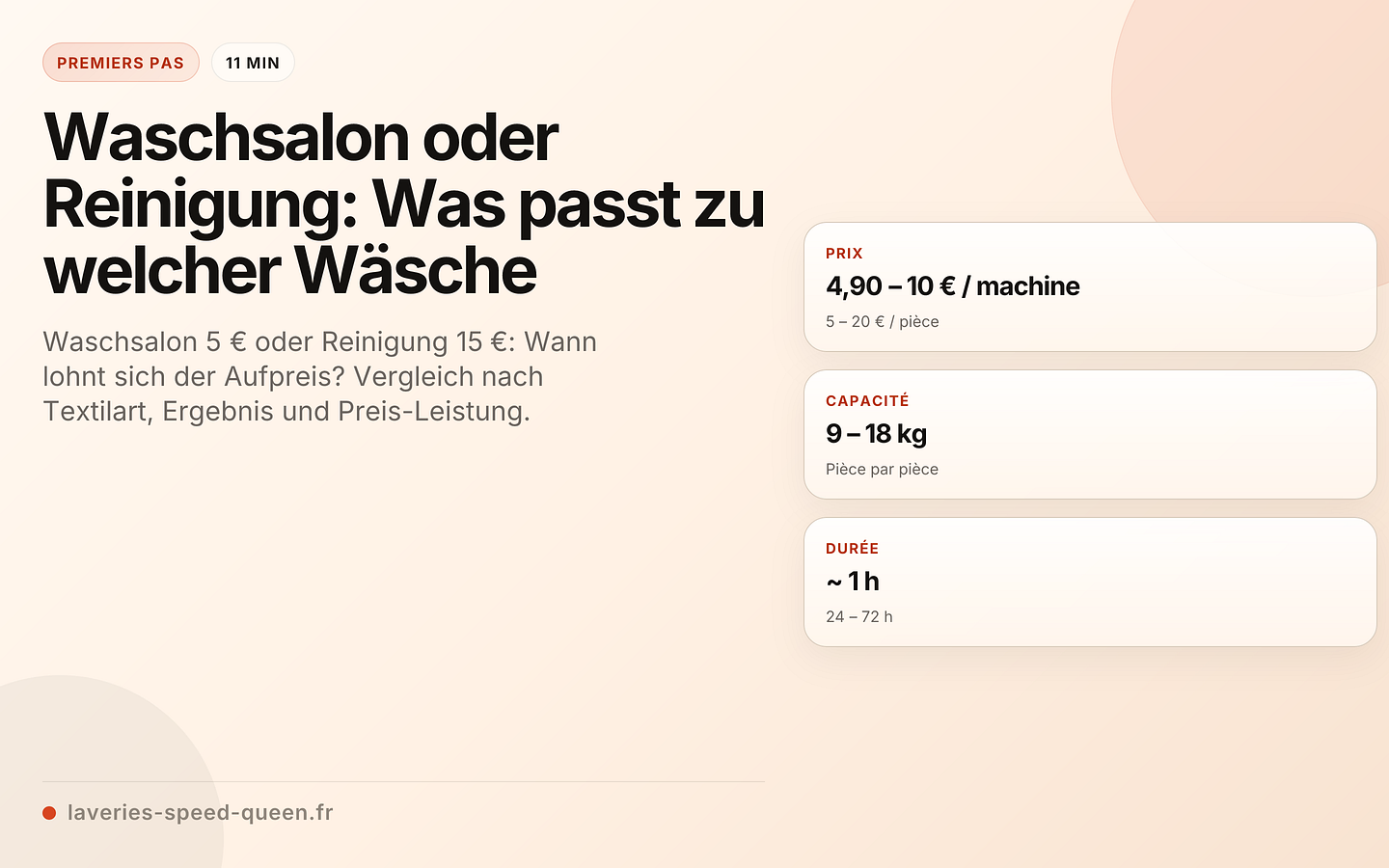 Waschsalon oder Reinigung: Was passt zu welcher Wäsche