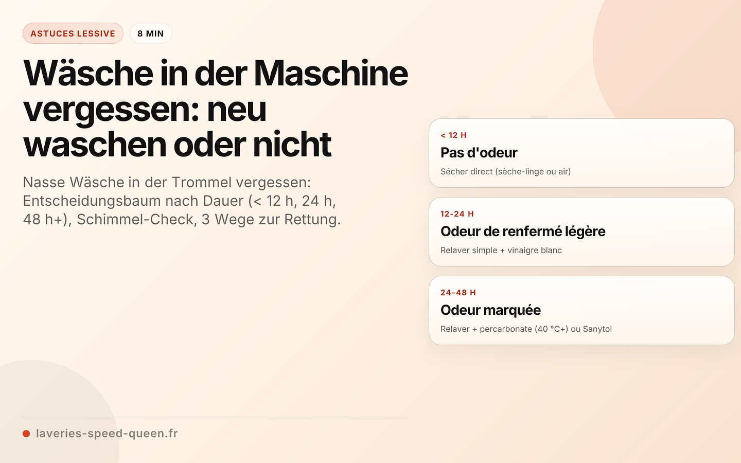 Wäsche in der Maschine vergessen: neu waschen oder nicht