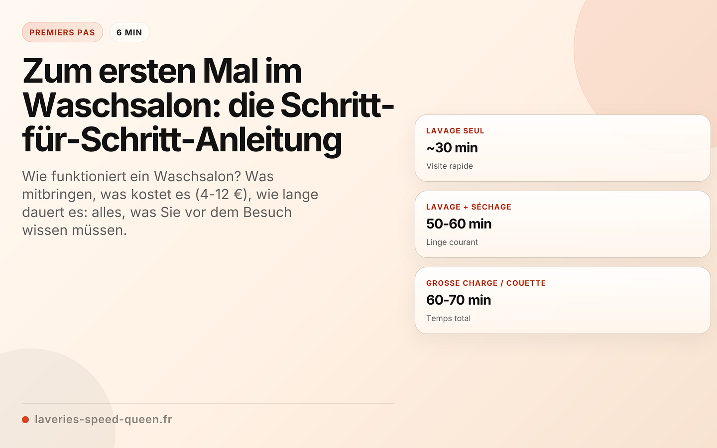 Zum ersten Mal im Waschsalon: die Schritt-für-Schritt-Anleitung