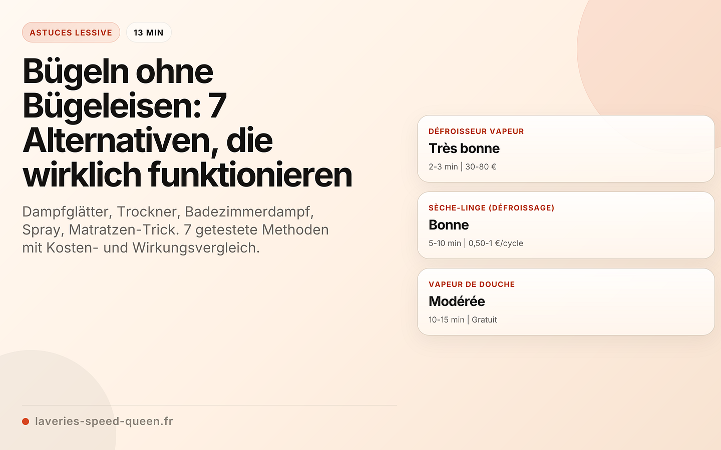 Bügeln ohne Bügeleisen: 7 Alternativen, die wirklich funktionieren