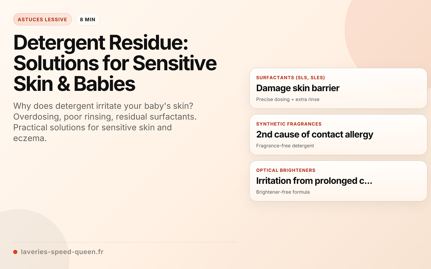 Detergent Residue: Solutions for Sensitive Skin & Babies