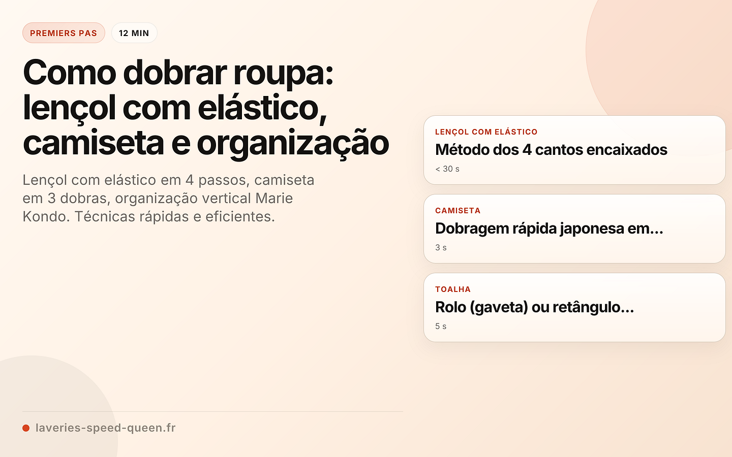 Como dobrar roupa: lençol com elástico, camiseta e organização