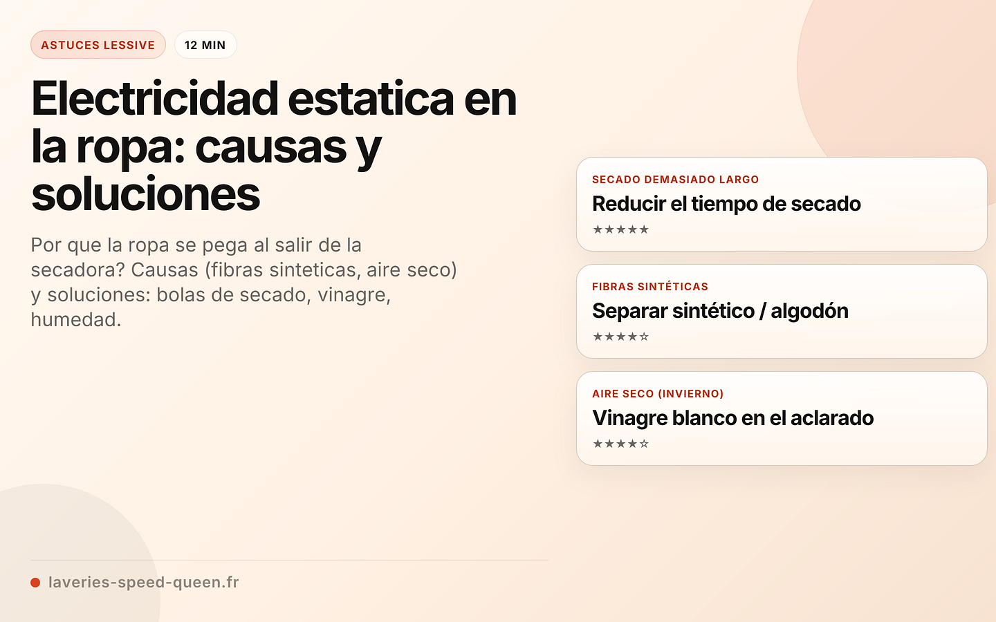 Électricité statique : causes et solutions