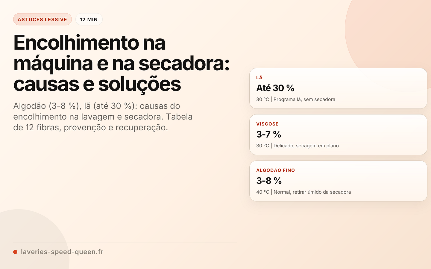 Encolhimento na máquina e na secadora: causas e soluções