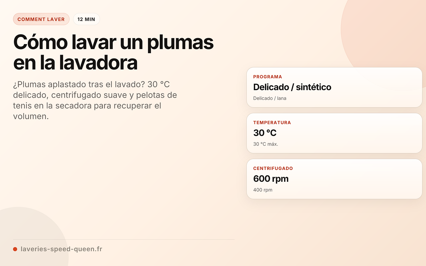 Cómo lavar un plumas en la lavadora