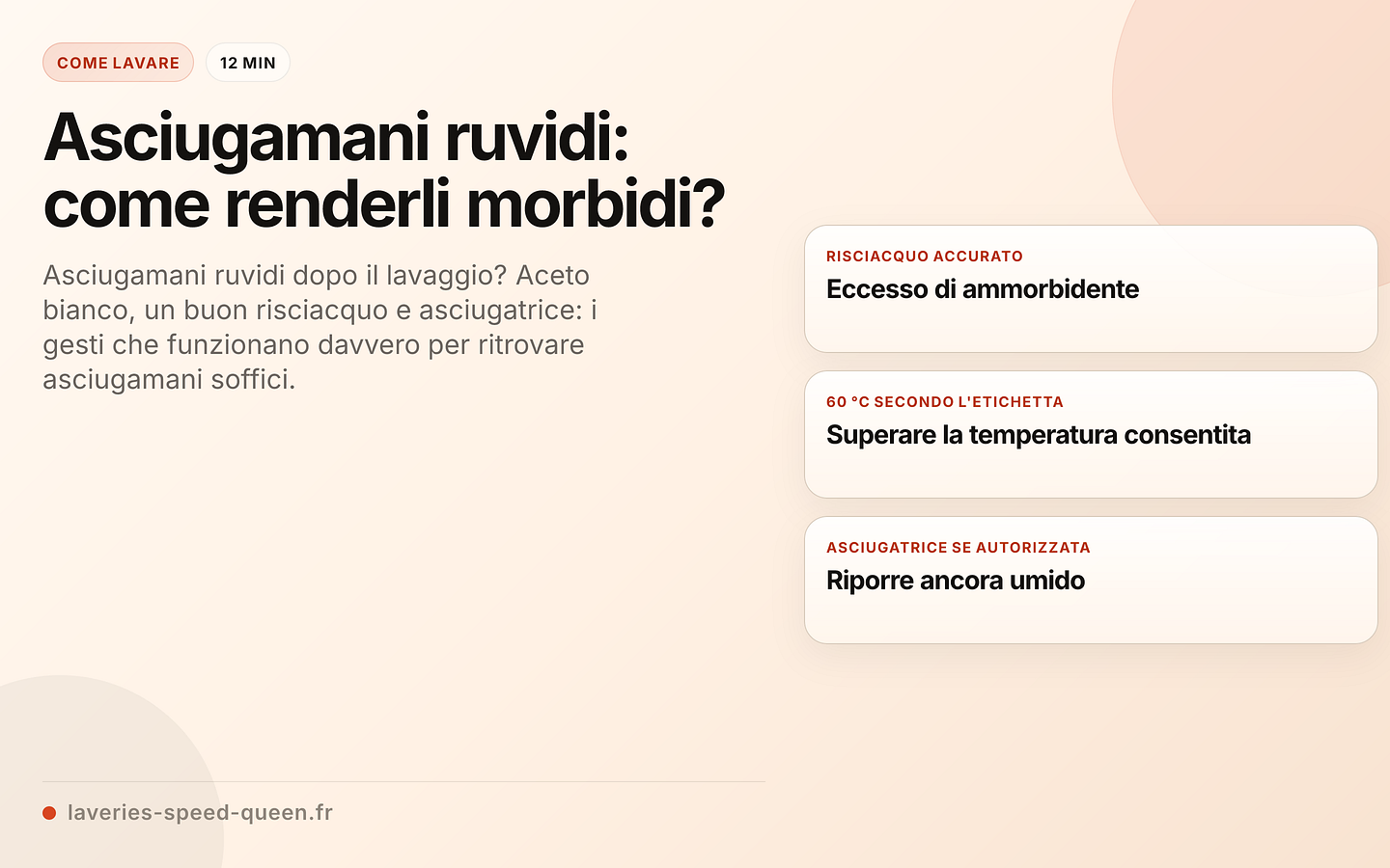 Asciugamani ruvidi: come renderli morbidi?