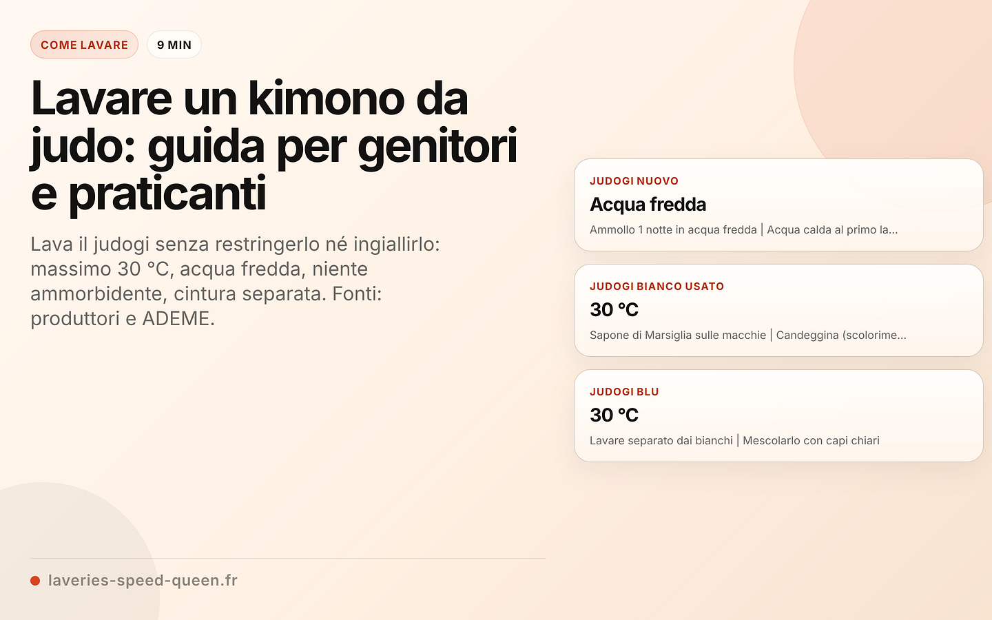 Protocollo di lavaggio di un kimono da judo (judogi) — judogi bianco che asciuga all'aria aperta