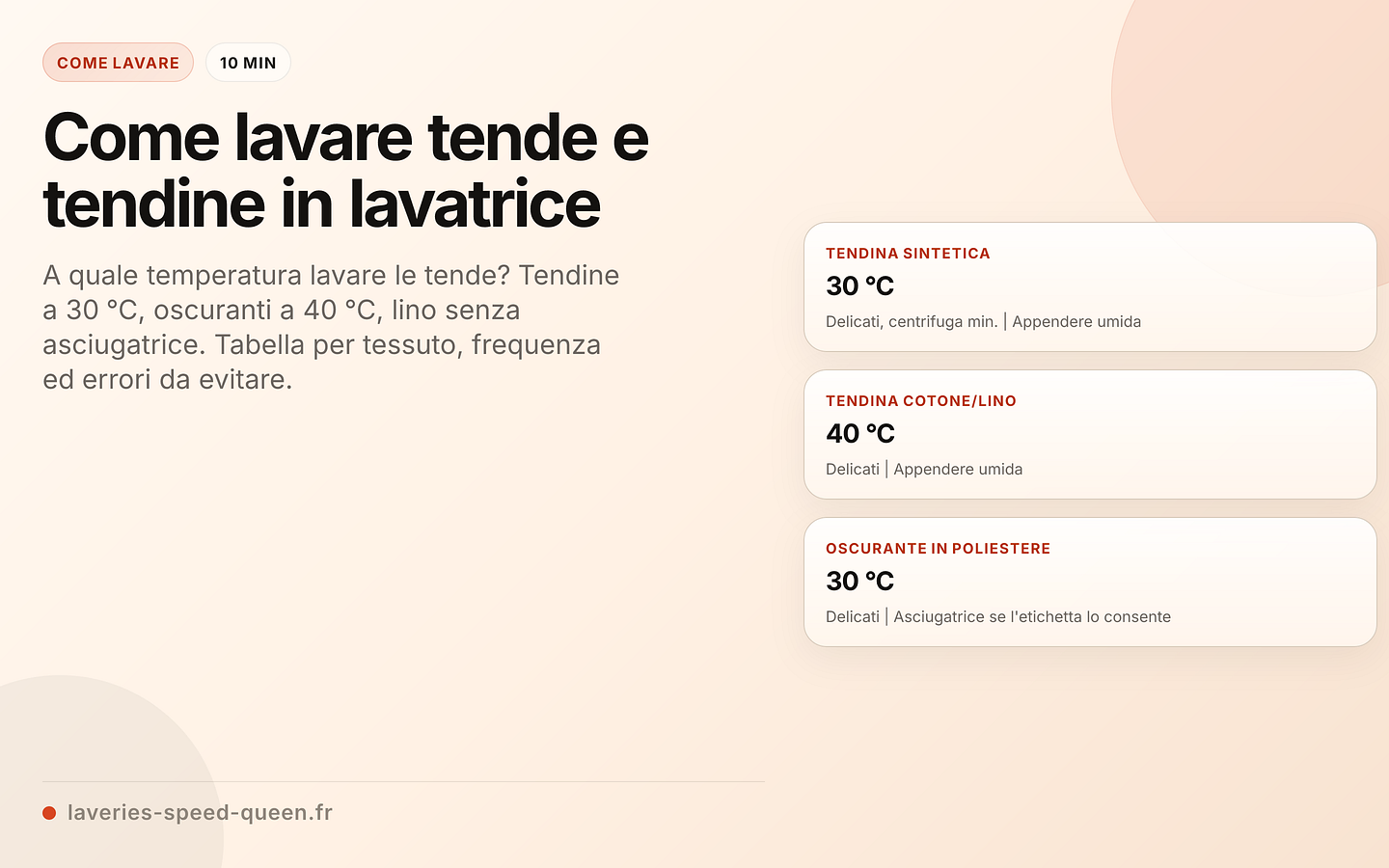 Come lavare tende e tendine in lavatrice