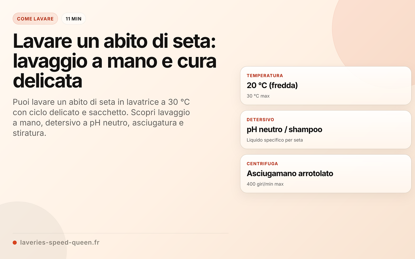 Lavaggio della seta: a mano o in lavatrice
