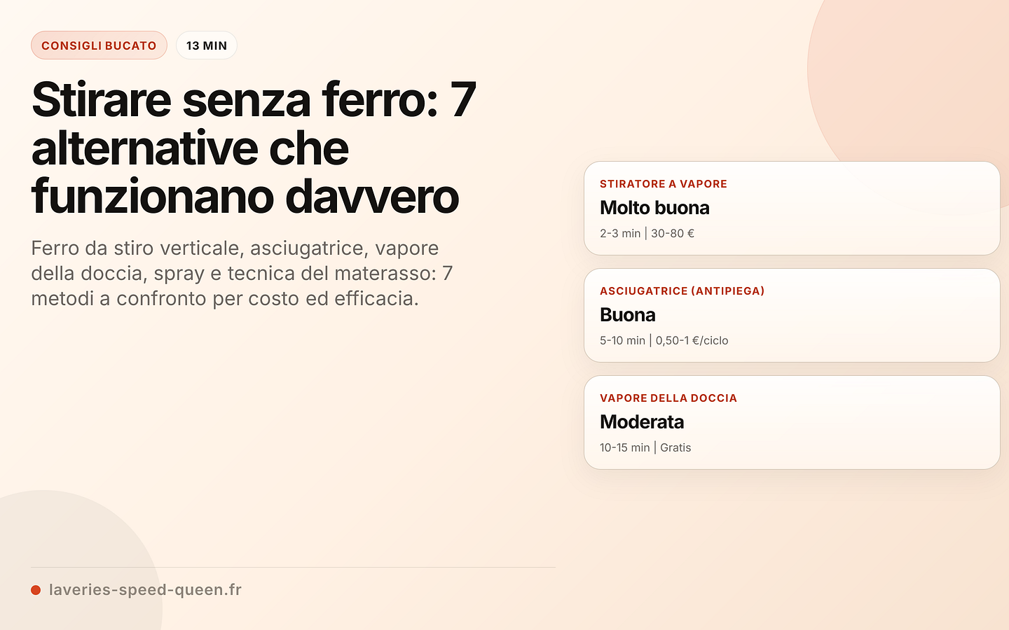 7 alternative al ferro da stiro a confronto
