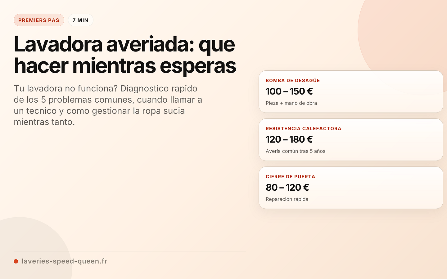 Lavadora averiada: que hacer mientras esperas