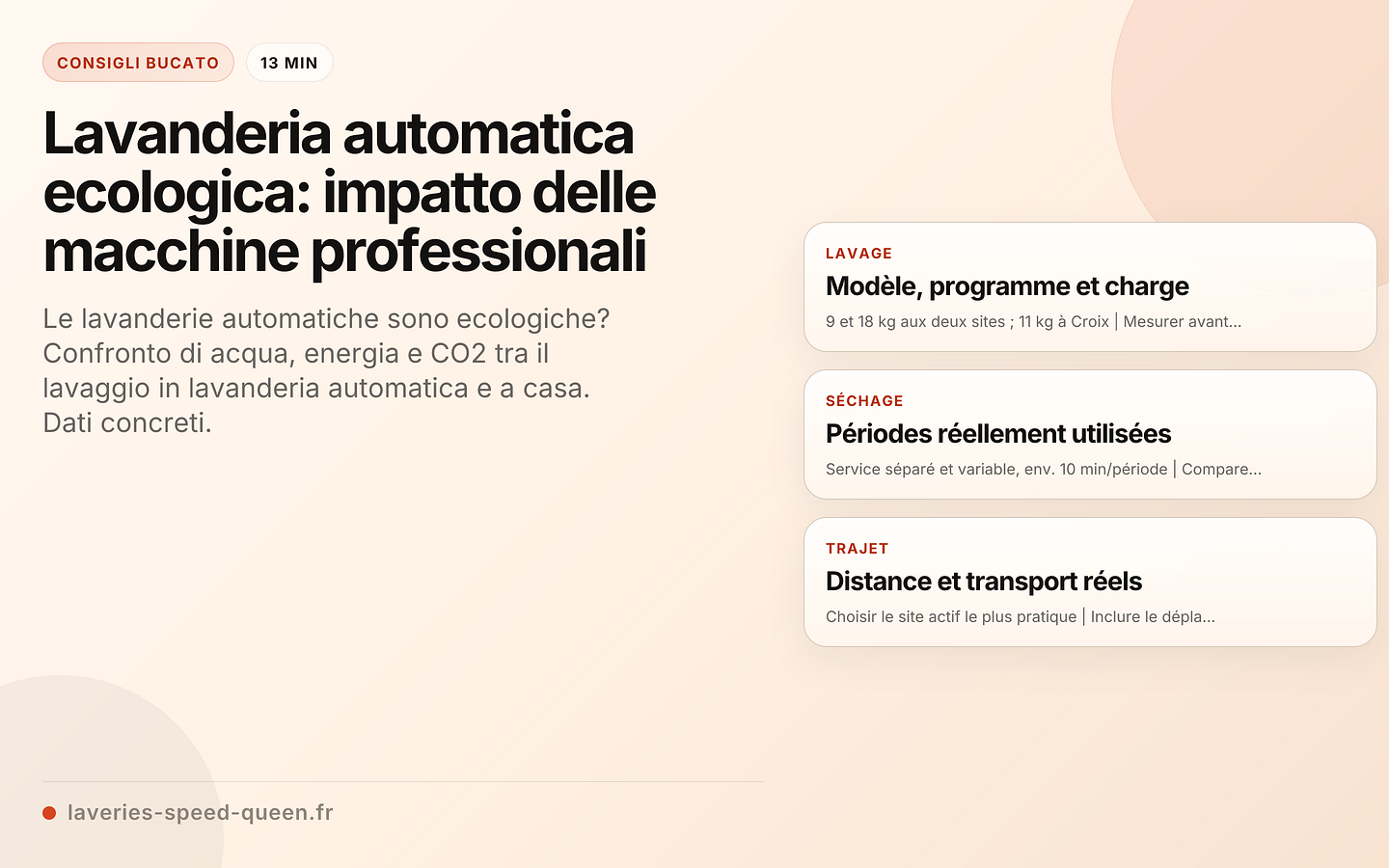 Consumo d’acqua: casa e lavanderia automatica a confronto