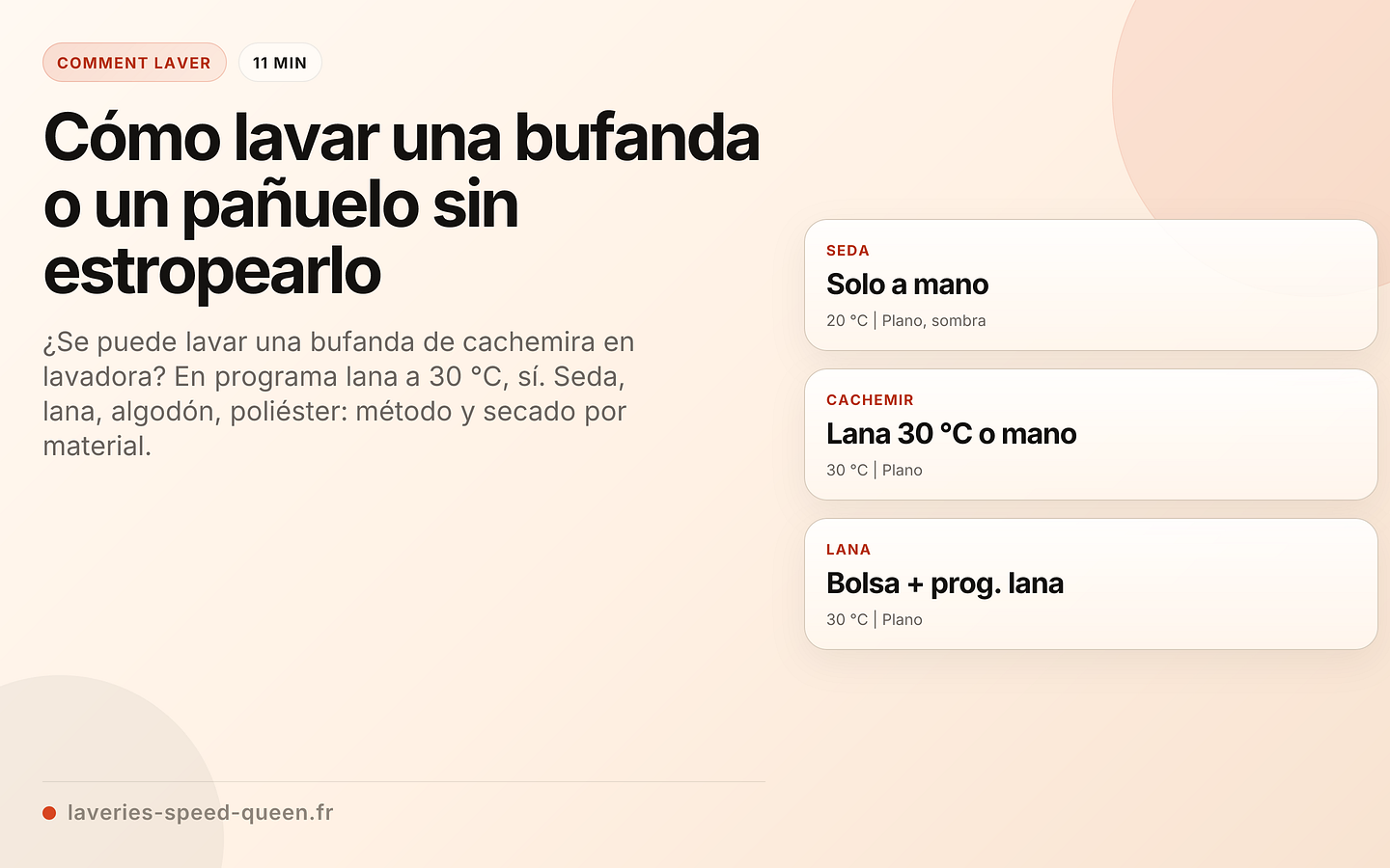 Cómo lavar una bufanda o un pañuelo sin estropearlo