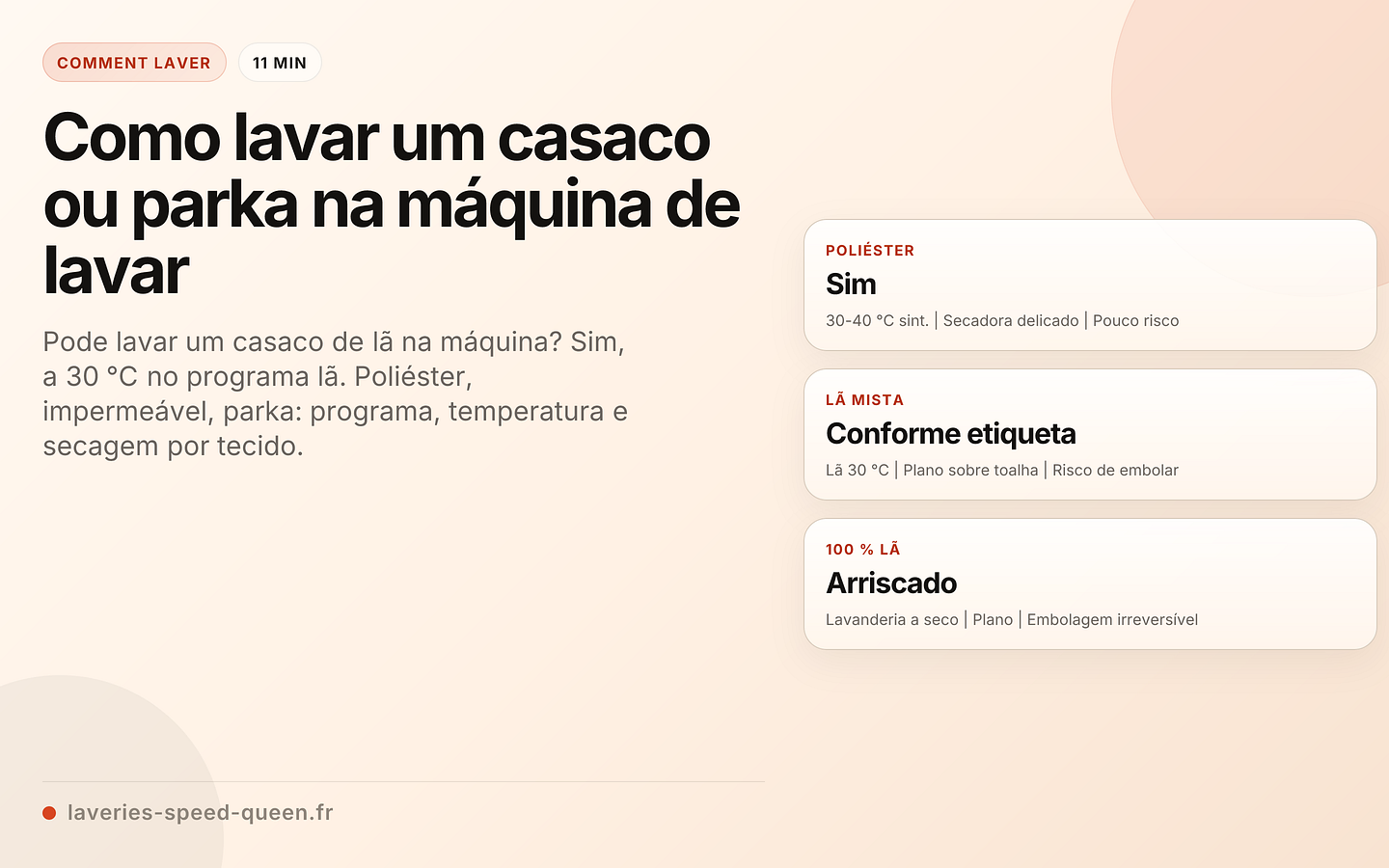 Como lavar um casaco ou parka na máquina de lavar