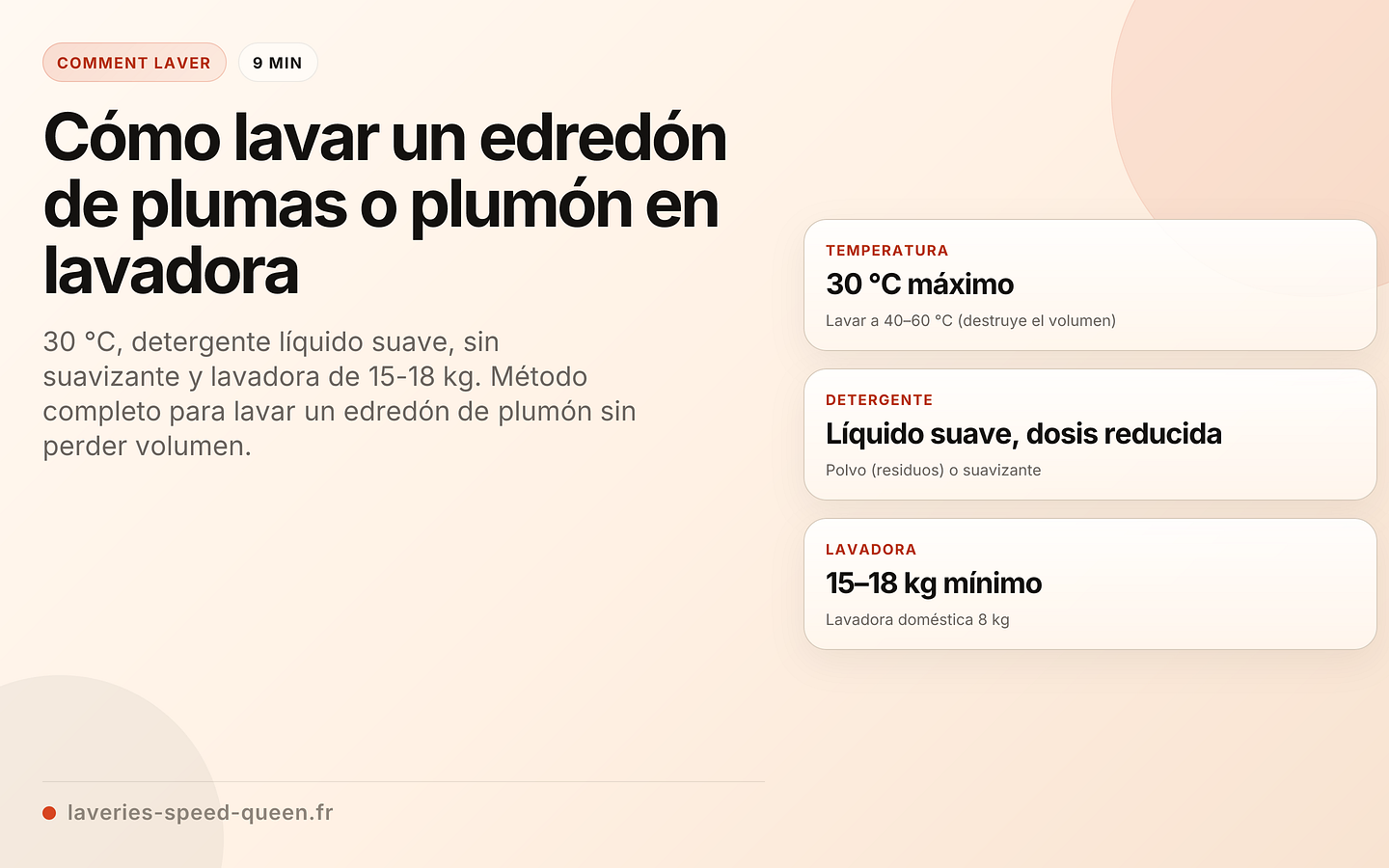 Cómo lavar un edredón de plumas o plumón en lavadora