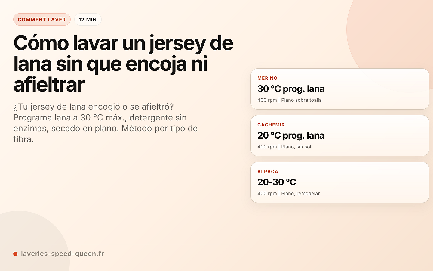 Cómo lavar un jersey de lana sin que encoja ni afieltrar