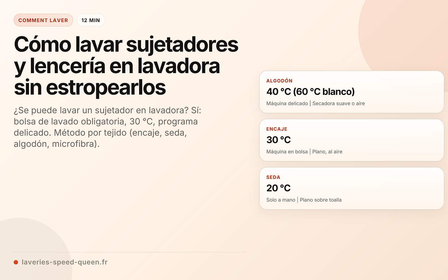 Cómo lavar sujetadores y lencería en lavadora sin estropearlos