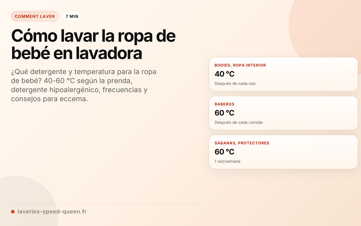 Cómo lavar la ropa de bebé en lavadora