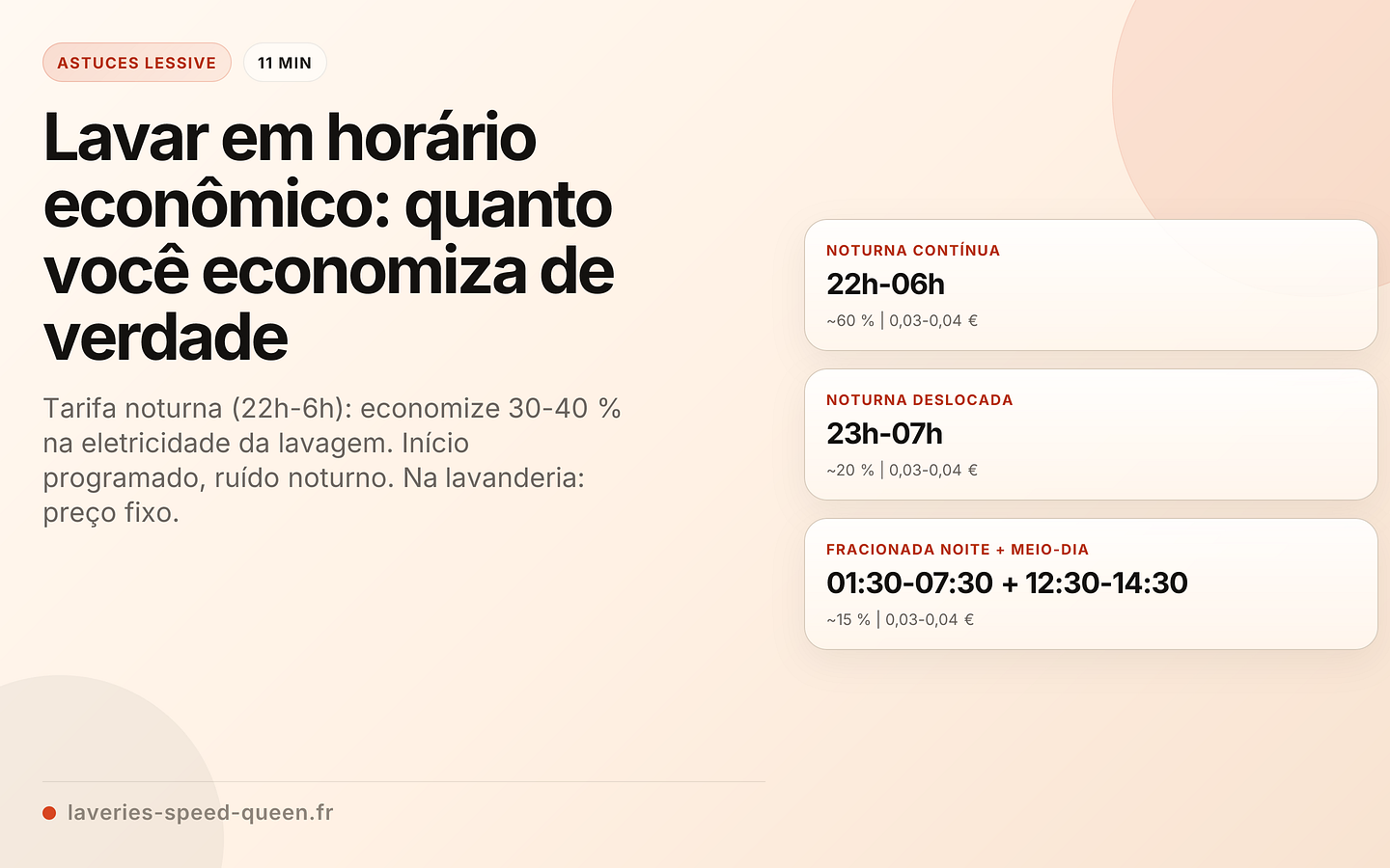 Lavar em horário econômico: quanto você economiza de verdade