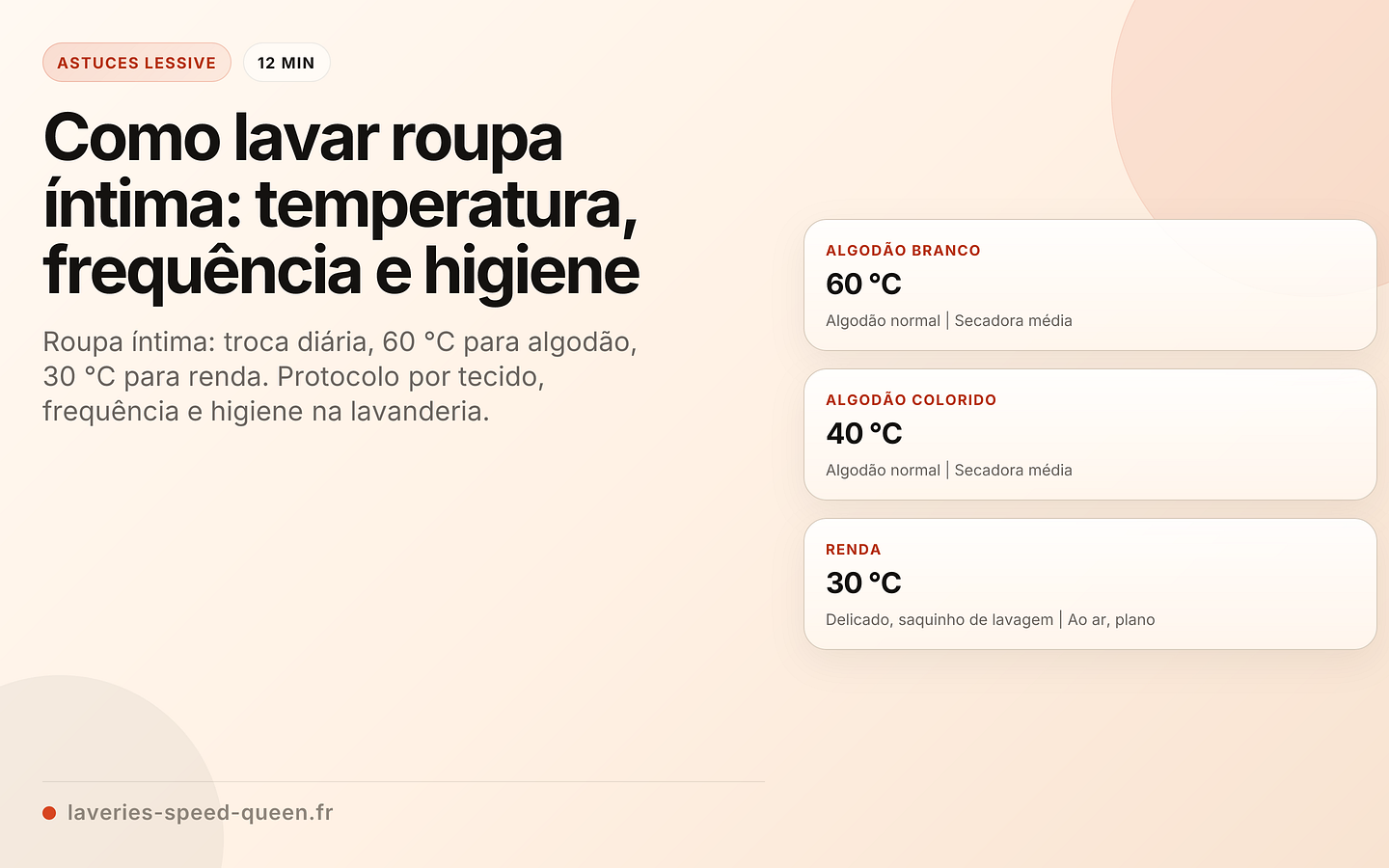 Como lavar roupa íntima: temperatura, frequência e higiene