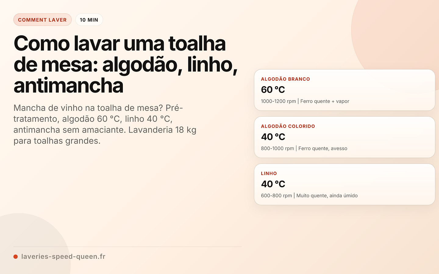 Como lavar uma toalha de mesa: algodão, linho, antimancha