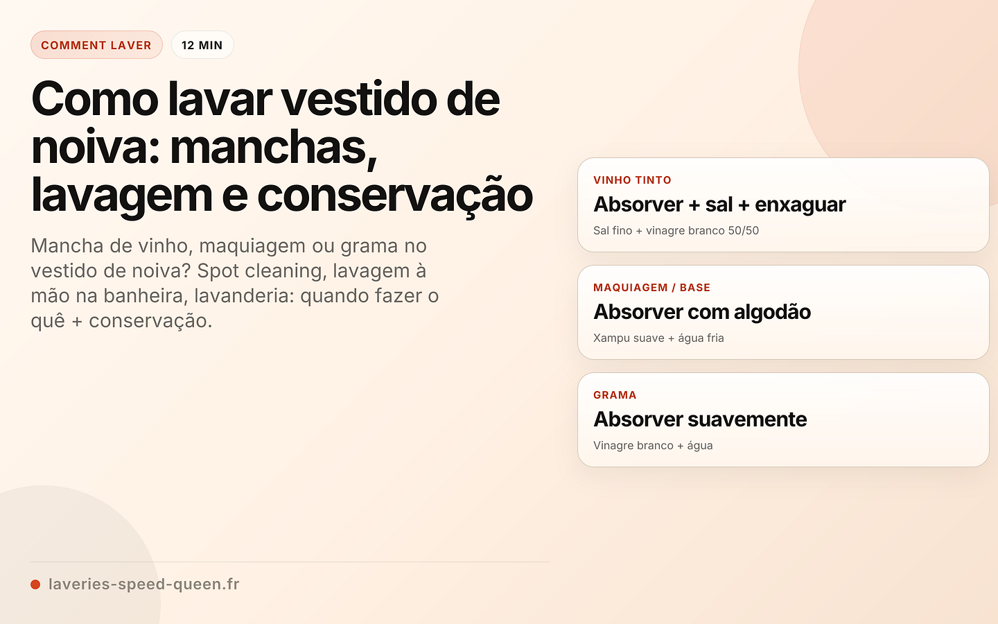Como lavar vestido de noiva: manchas, lavagem e conservação