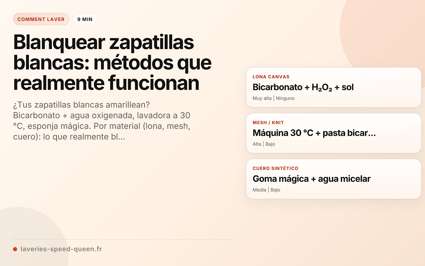 Blanquear zapatillas blancas: métodos que realmente funcionan