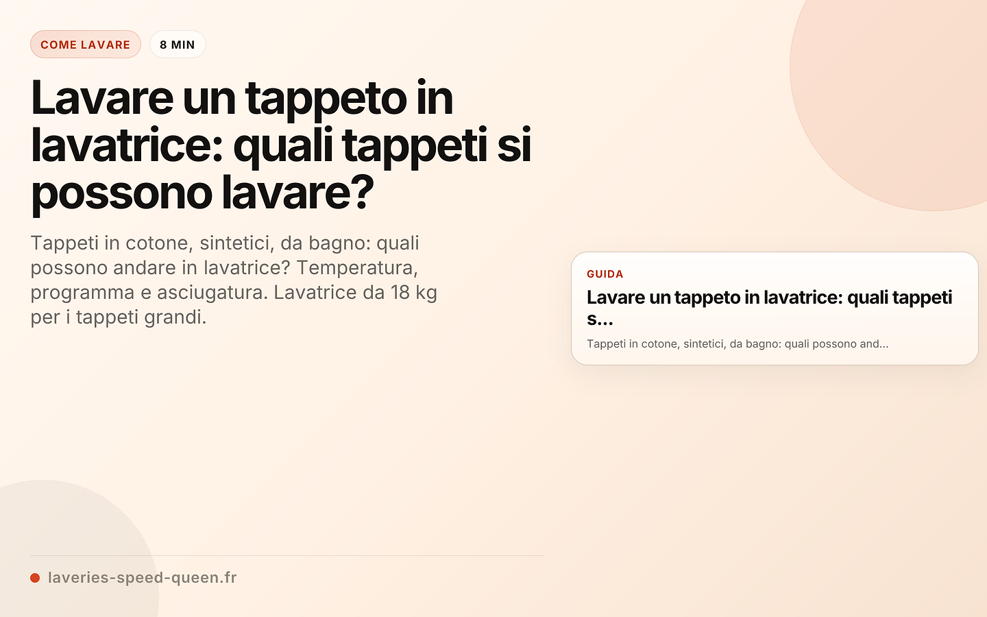 Lavare un tappeto in lavatrice: quali tappeti si possono lavare?