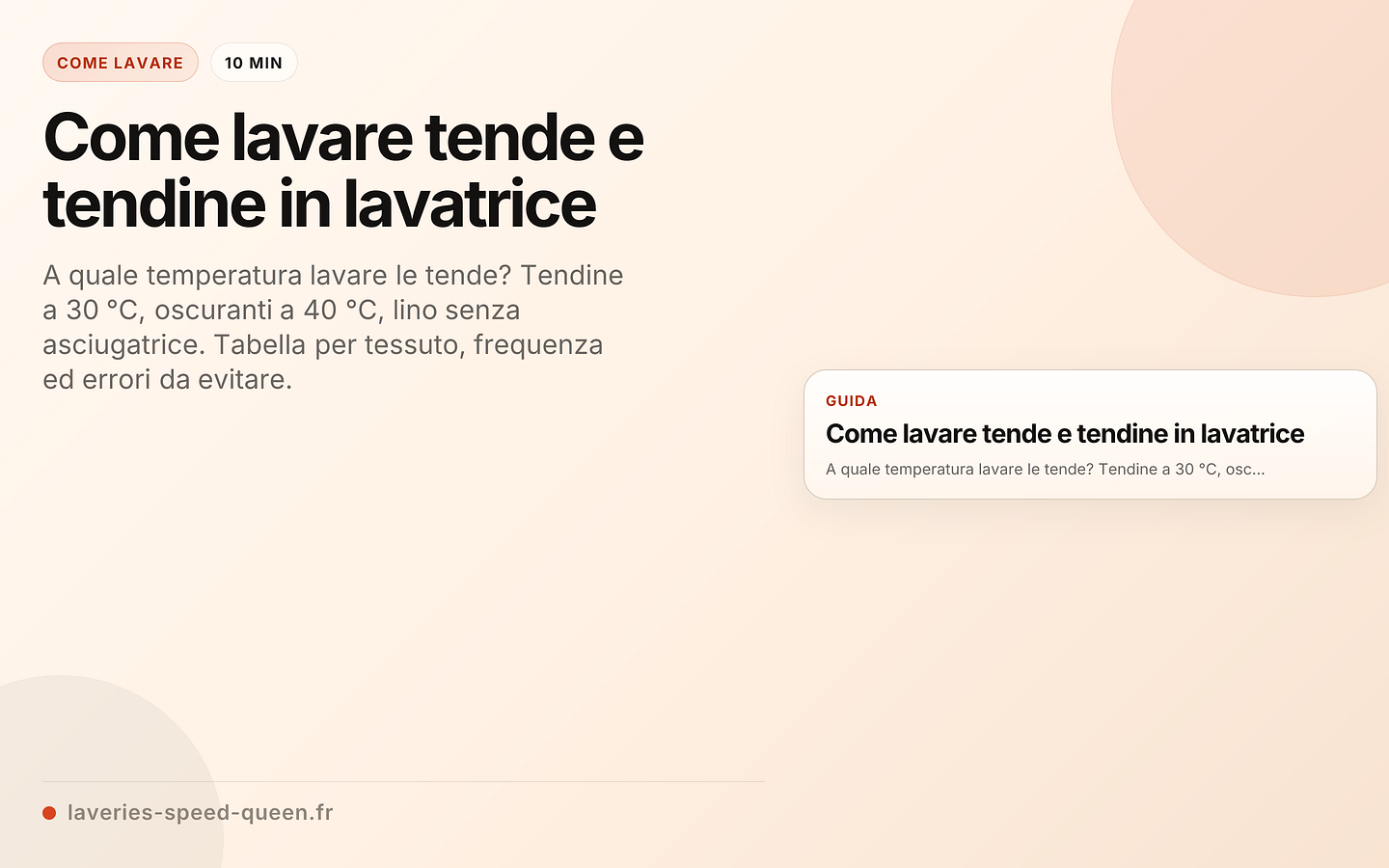 Come lavare tende e tendine in lavatrice