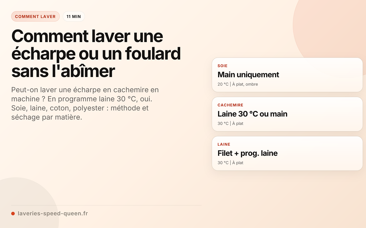 Comment laver une écharpe ou un foulard sans l'abîmer