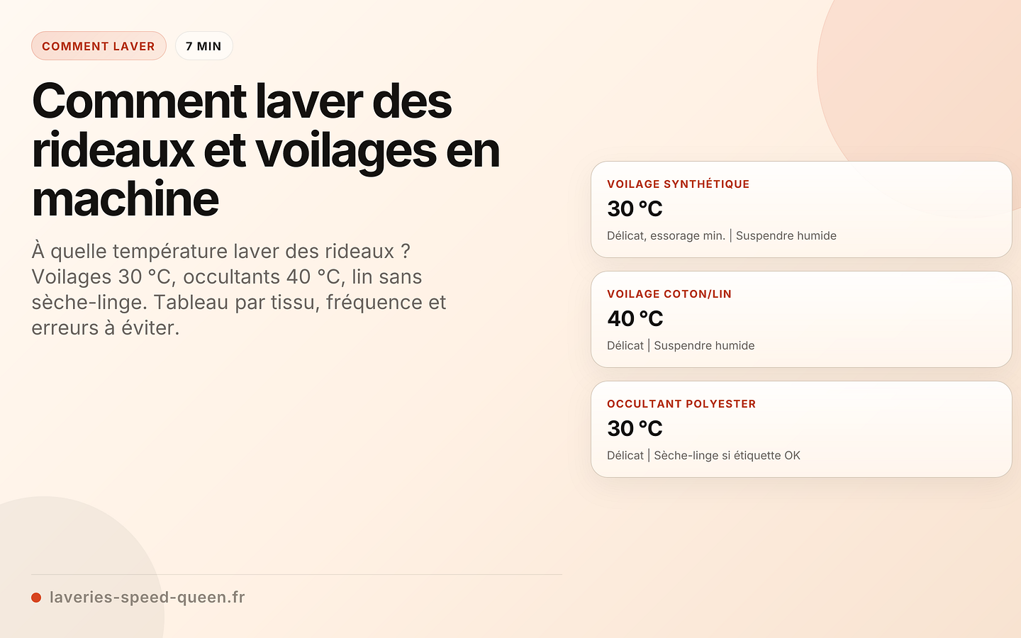 Comment laver des rideaux et voilages en machine