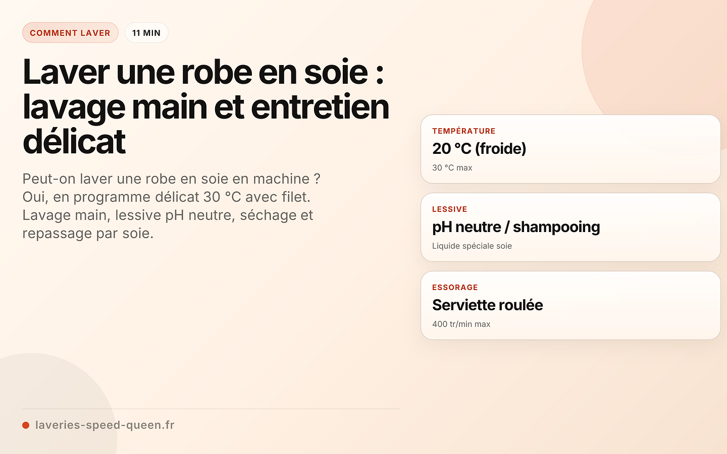 Laver une robe en soie : lavage main et entretien délicat