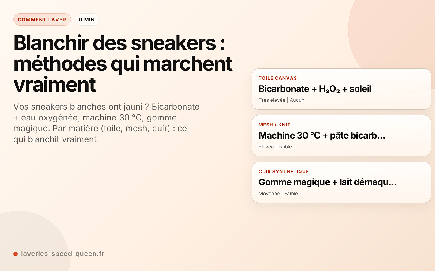 Blanchir des sneakers : méthodes qui marchent vraiment