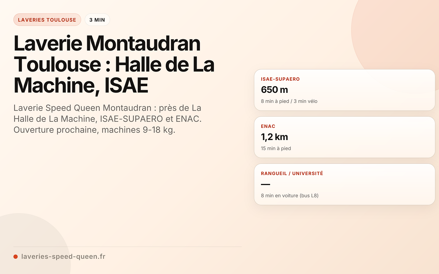 Laverie Montaudran Toulouse : Halle de La Machine, ISAE