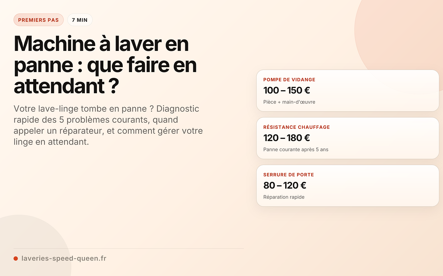 Machine à laver en panne : que faire en attendant ?