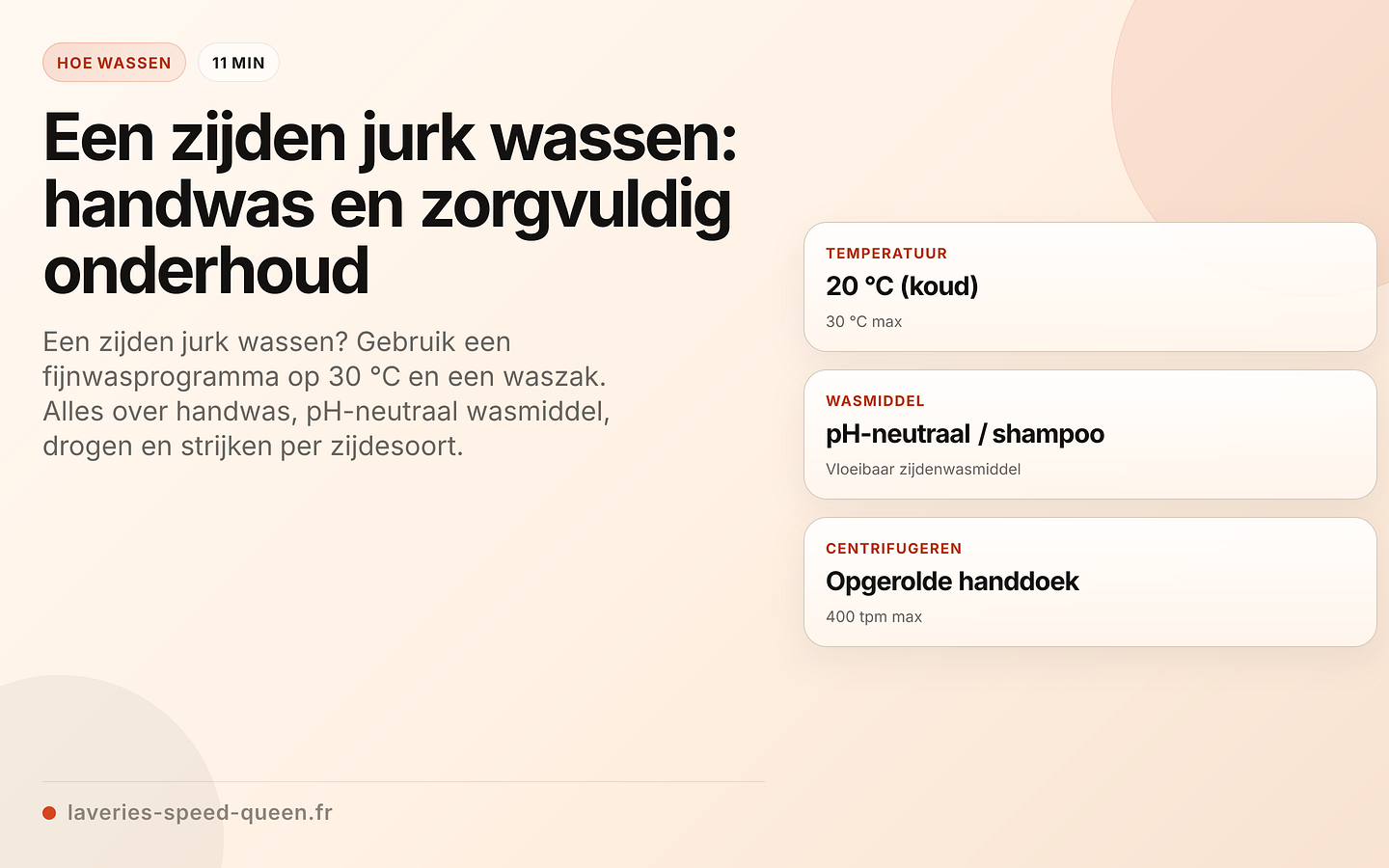 Zijde wassen: met de hand of in de wasmachine