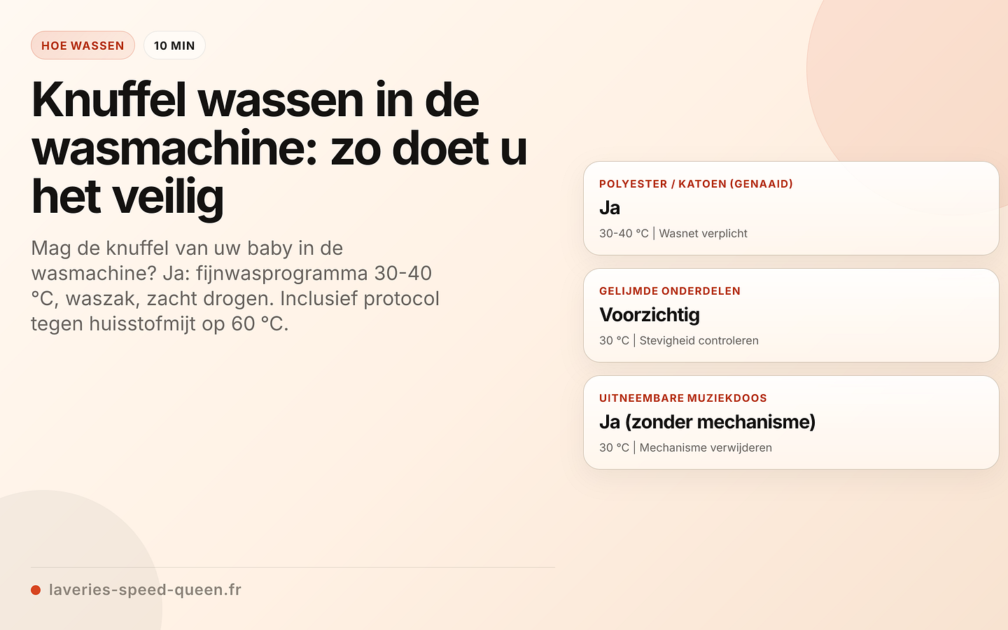 Knuffels en knuffeldoekjes wassen