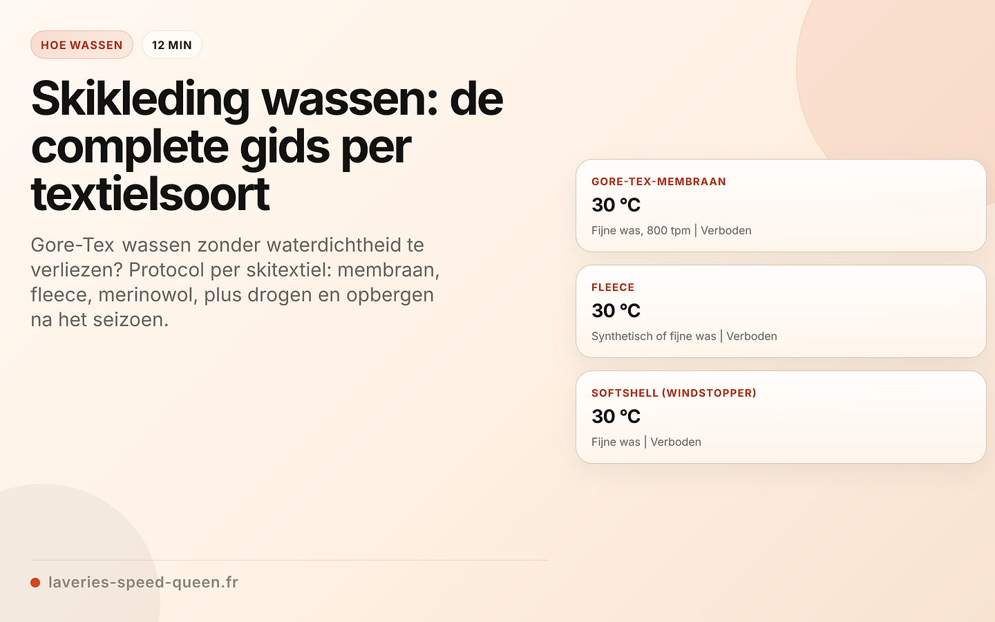 Skikleding wassen: de complete gids per textielsoort