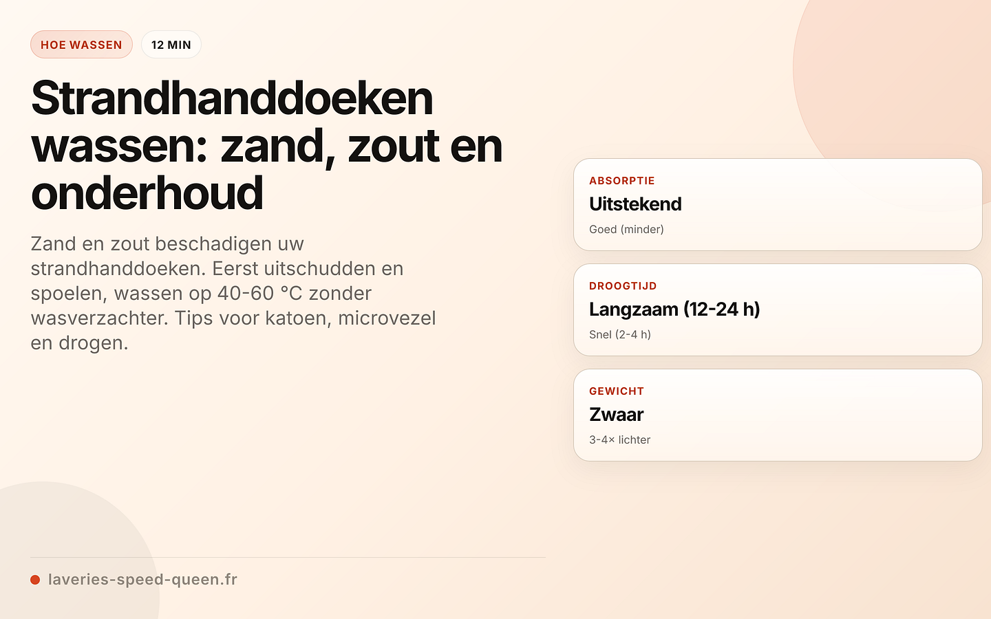 Katoenen badstof versus microvezel voor het strand