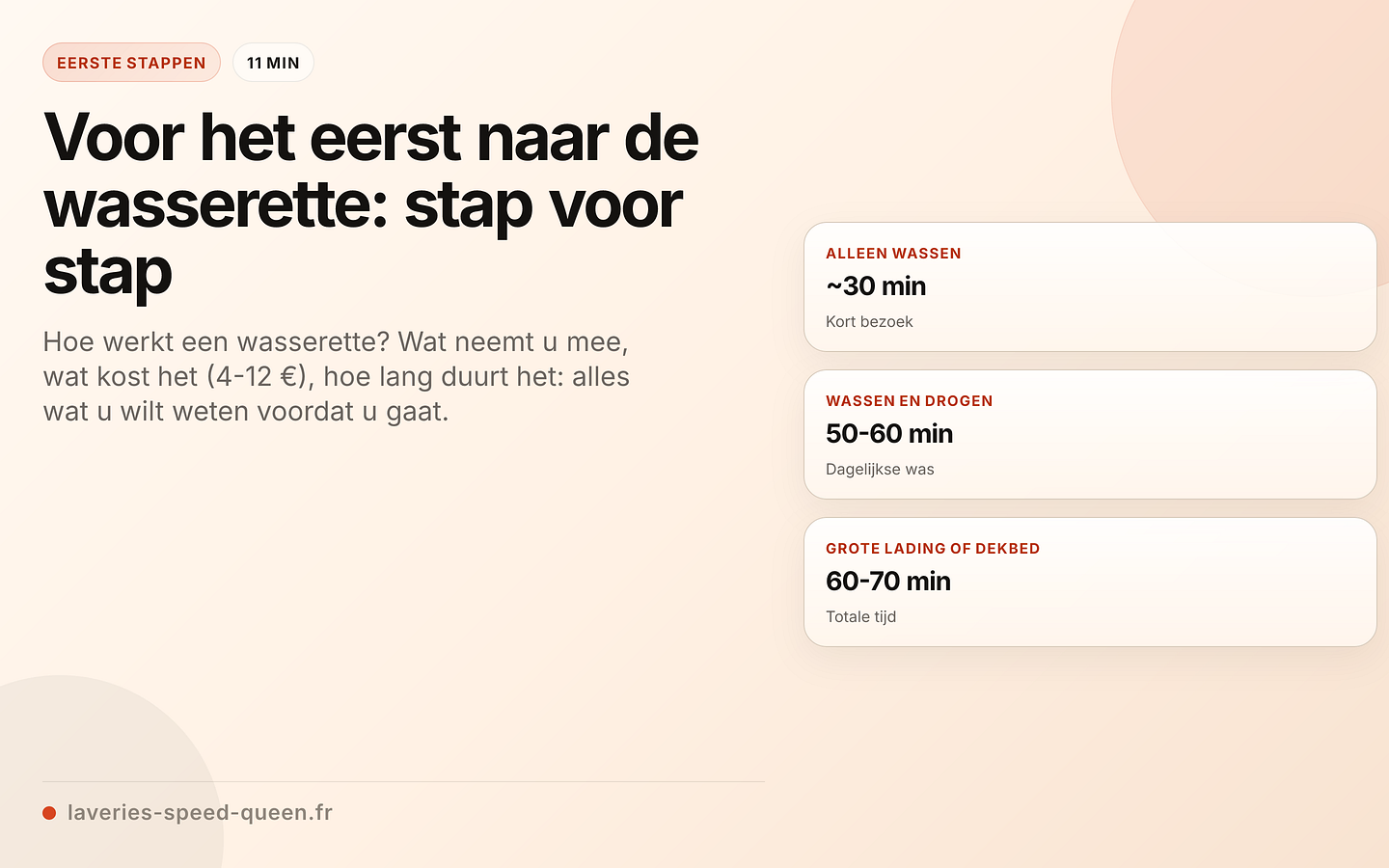 Voor het eerst naar de wasserette: stap voor stap
