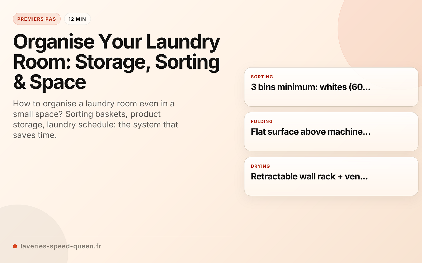 Organise Your Laundry Room: Storage, Sorting & Space