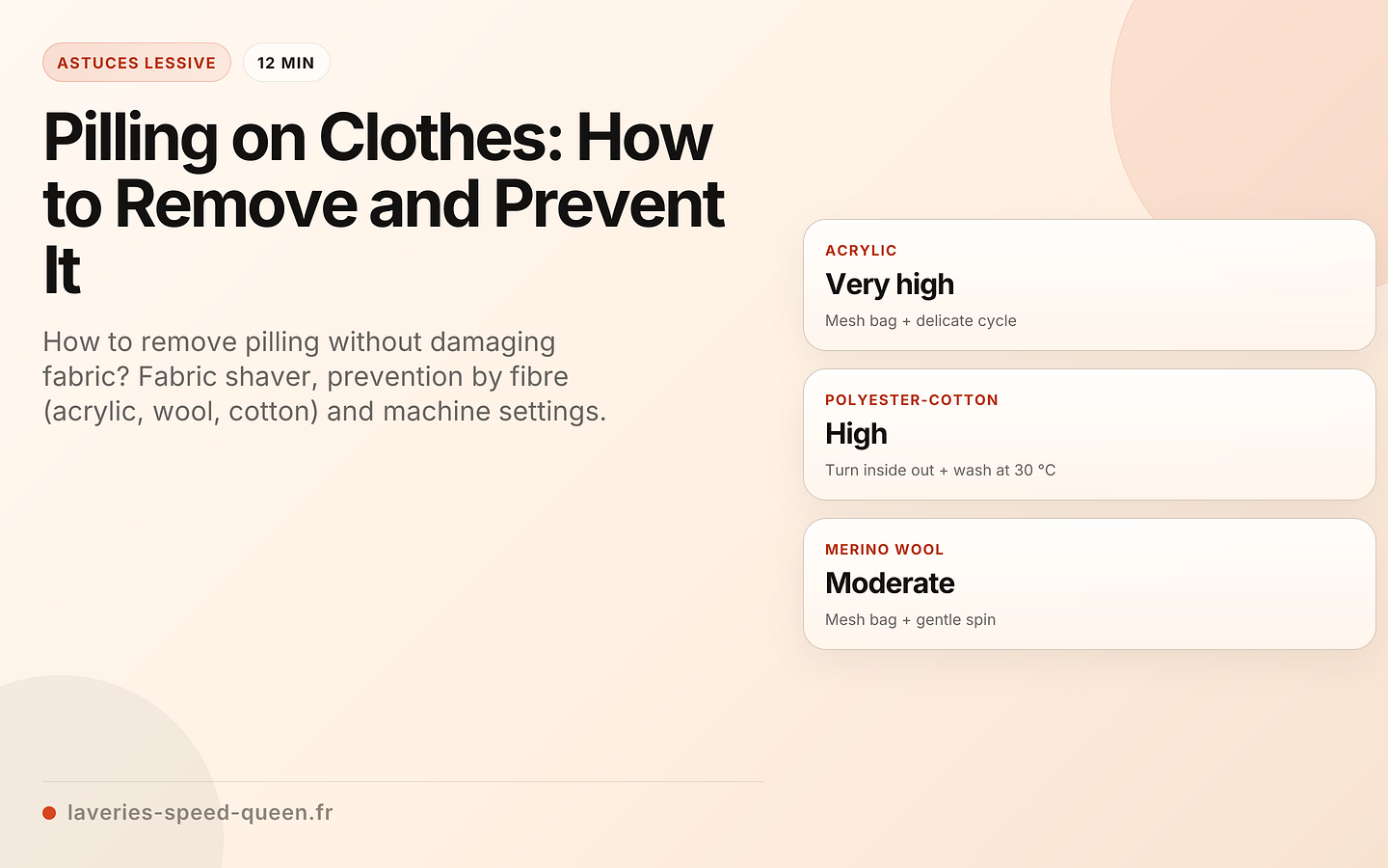 Pilling on Clothes: How to Remove and Prevent It